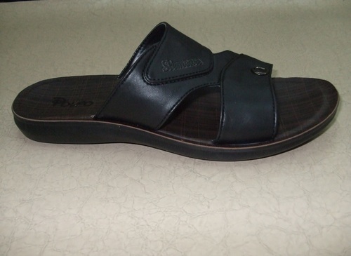 Men Black Slipper