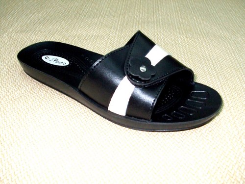 Ladies Leather Slippers - Synthetic Upper/Insole, Size 35-40 | Stylish Slip-On, Lightweight, Water Resistant, Easy to Clean, Comfortable