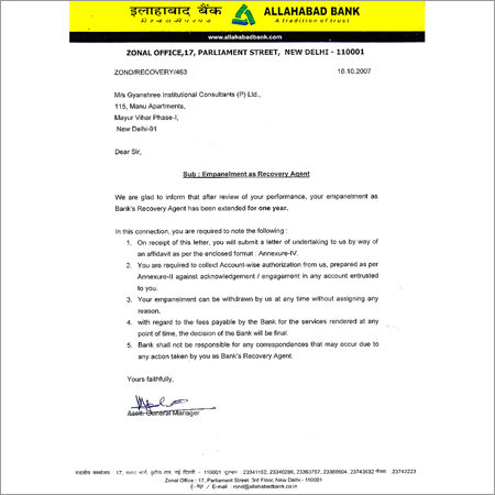 List of Empanelment