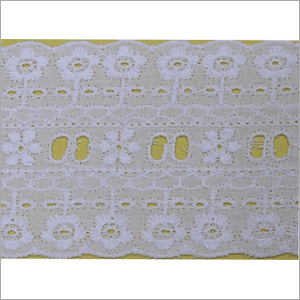 Cotton Schiffli Embroidery Laces