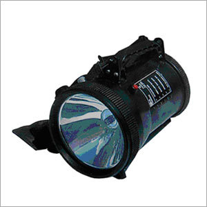 Search Light - ABS Plastic 15x10x5 cm Black, 1000 Lumens, Rechargeable Battery, Durable Portable Design
