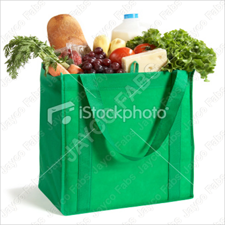 Eco Friendly Grocery Bags Size: 15-20 Inch