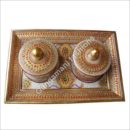 Marble Tray Set