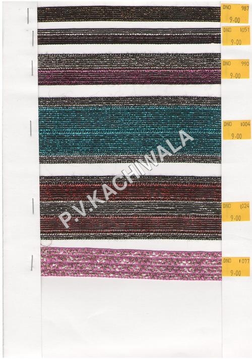 Multi Color Stretch Jacquard Lace