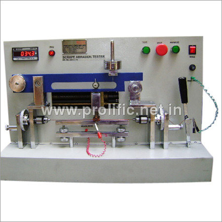 Grey Scrape Abrasion Tester