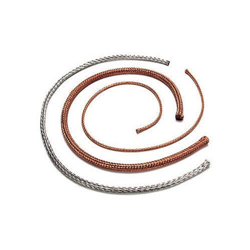 Rectangular Bare Braided Copper Wire Rope