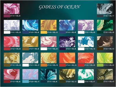 Goddess Of Ocean Paint Shades