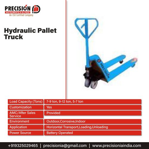 Hydraulic Pallet Truck By PRECISION INSTRUMENTS & ALLIEDS