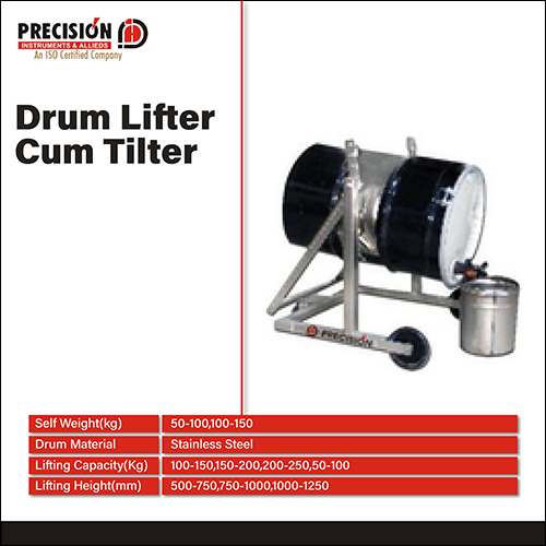 Drum Lifter Cum Tilter By PRECISION INSTRUMENTS & ALLIEDS