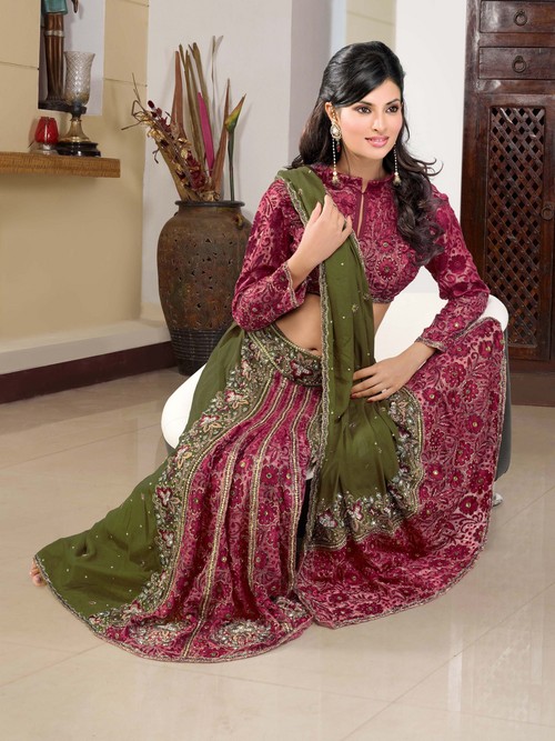Bridal Fancy Zari Saree