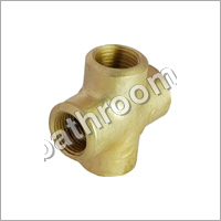 Brass Tee fourway cross