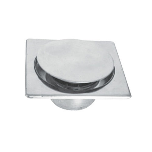 Stainless Steel Floor Drain Flat Pop Up Square