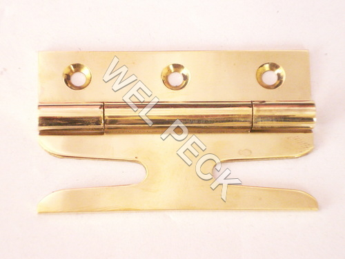 Brass Simplex Hinges - 75mm, Polished Brass, Two Leaves | Corrosion Resistant, Durable, Easy Installation, Smooth Operation, Simple Design