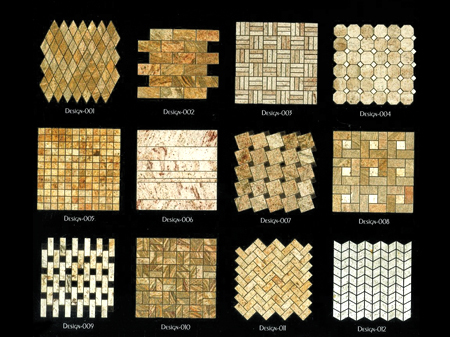 Wooden mosiac