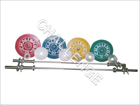 भारोत्तोलन रबर प्लेट्स और बार