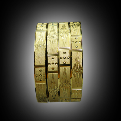 Carved Beaded Bangles