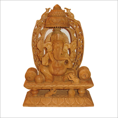 wooden Lord Ganesha