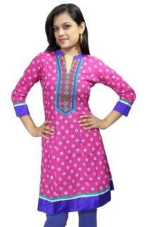 PRINTED EMBROIDERED KURTI