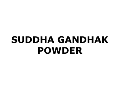 Suddha Gandhak Powder