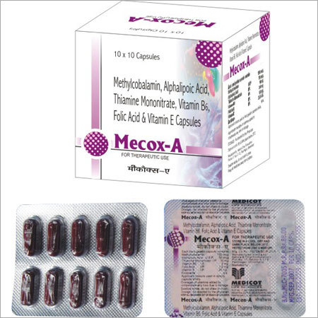 Mecobalamine + Alphalipoic Acid + Vitamin Capsule