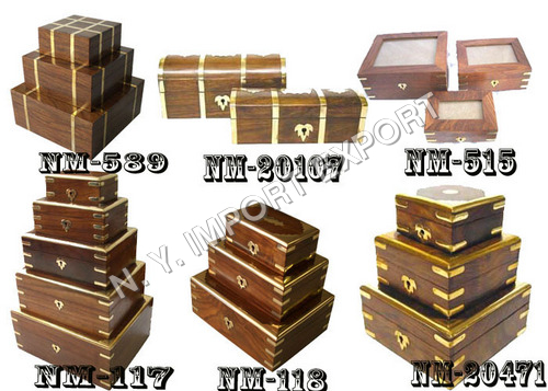 Wooden set 3/5 boxes