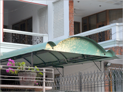 Frp Coated Sheet Car Shed