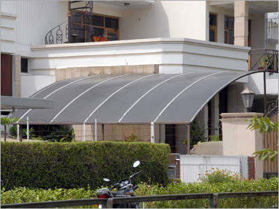 Polycarbonate Car Shed With Ms Frame