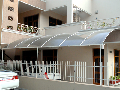 Polycarbonate Sheet Shed With Ms Frame