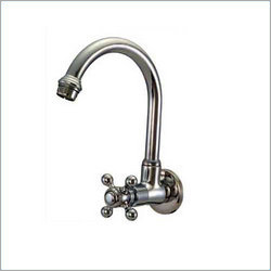 Sink Cock With Swivel Spout