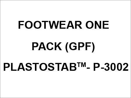 Footwear One Pack (GPF) Plastostab -P-3002