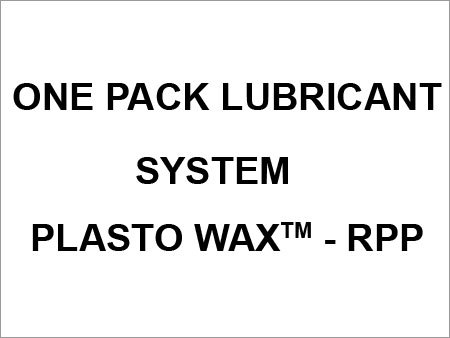 One Pack Lubricant System Plasto Wax-RPP