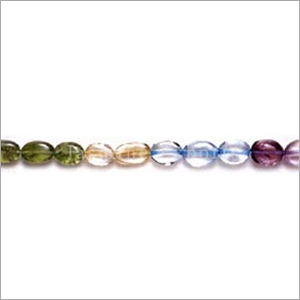 Multi Color Stone Oval Smooth