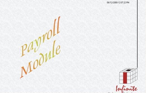 Payroll Module - SQL Database, Windows Platform | Payroll Processing, Leave Management, Tax Calculation, Challan Printing, Customizable Reporting, Role-Based Security