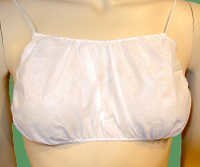 Bra Wrap - Soft Non-woven Fabric | Disposable, Plain White Design, Available In Xl To Xxxl Sizes, Perfect For Beach And Hotel Use