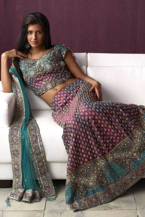 Multi color Lehenga