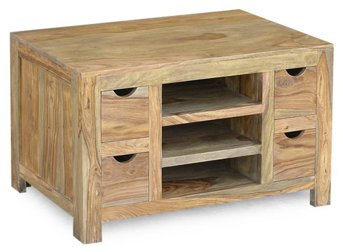 Contemporary Zen Wooden TV Cabinet
