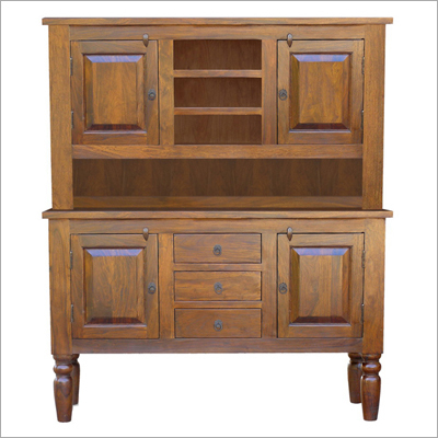 Sheesham Wooden Two Part Unit