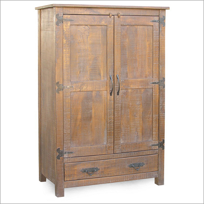 Rustic Wood Furniture- Double Wardrobe