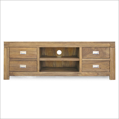 Wooden Plasma TV Cabinet with 4 Drawer