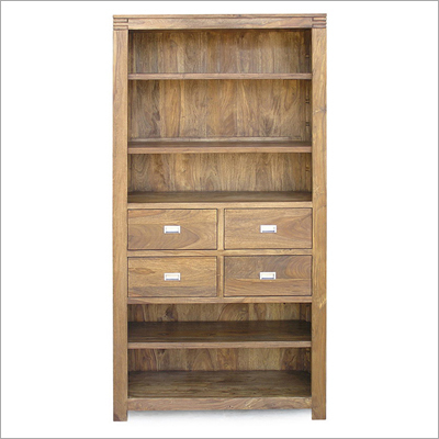 Contemporary Wooden Furniture- Bookshelf 4 Drawer