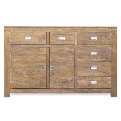 Contemporary Wooden Furniture- 6 Drawer Sideboard