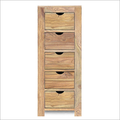 Wooden 5 Drawer Tallboy