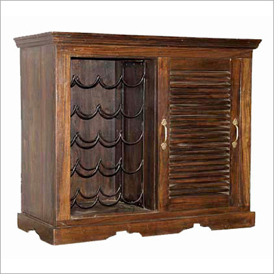 Indian Rosewood Wood Furniture- Big Wine Cabinets