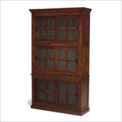 Tradional Rosewood Furniture-Display Unit Two Part
