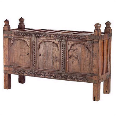 Antique Wooden Carved Sideboard