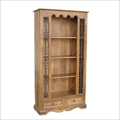 Traditional Furniture- Bookcase Ironjali 2 Drawer