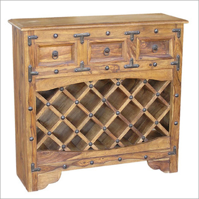 Traditional Wooden Wine Rack