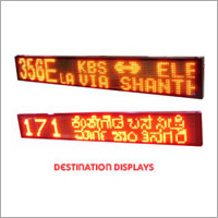 Destination Display Boards