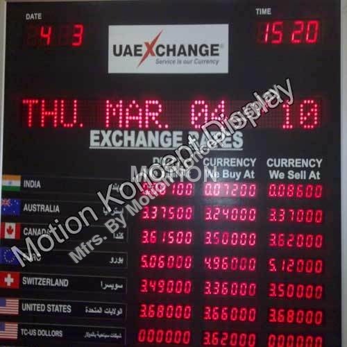 LED Currency Display Boards