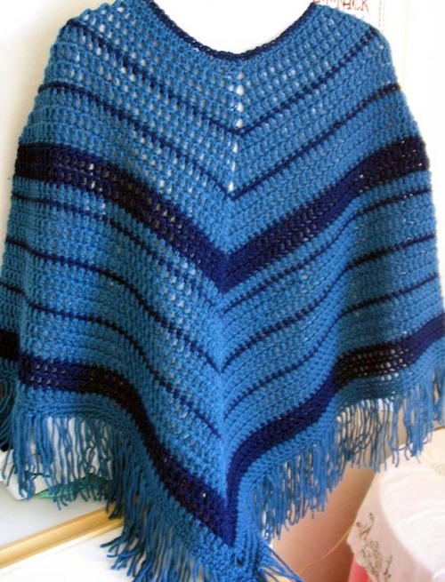 Woollen ponchos